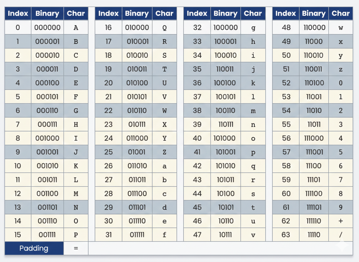Base64 Table
