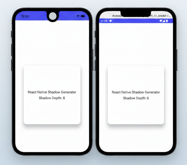 React Native Shadow Generator Interface