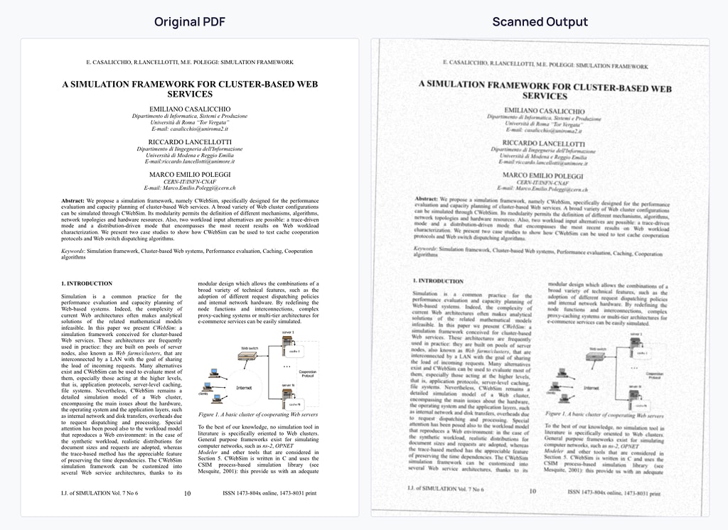 Scanned PDF Converter